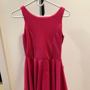 Pink asos dress for valentine’s day!